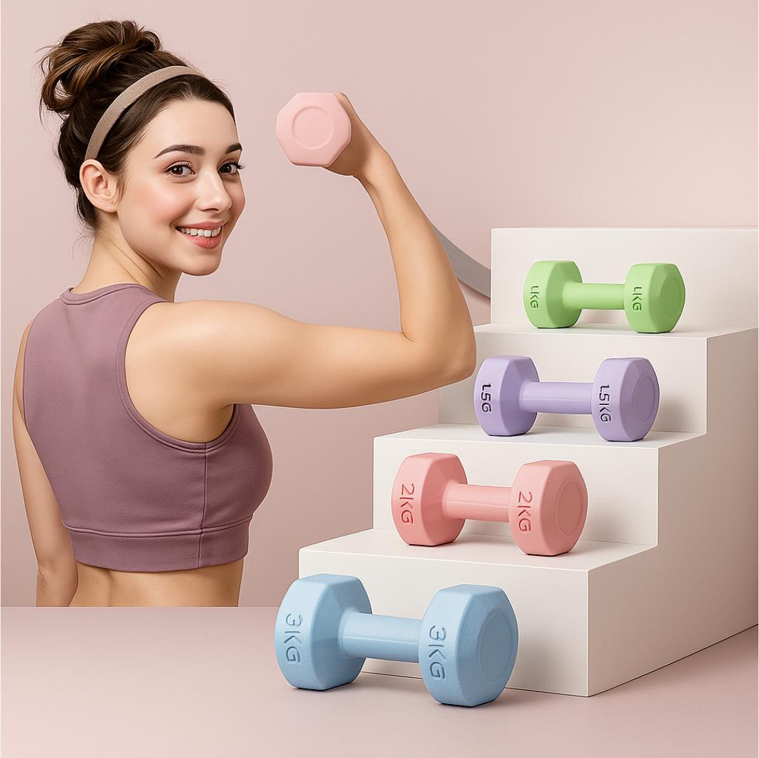 Poids de Fitness Colorés – Confort, Élégance, Efficacité - AMKombat